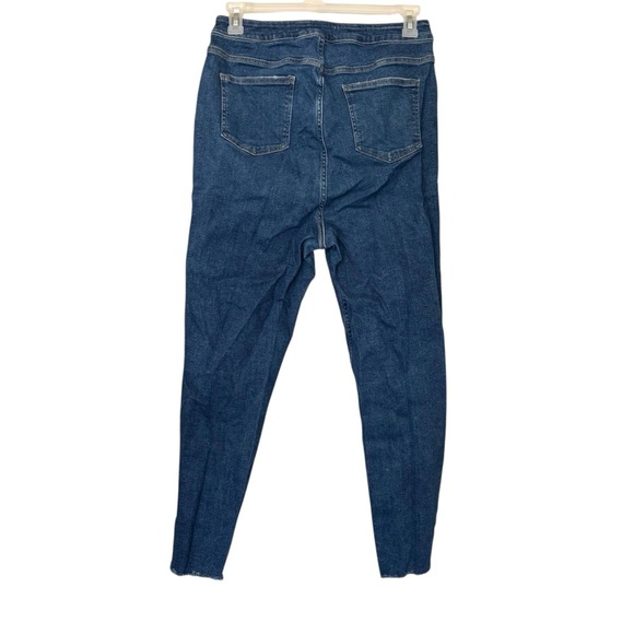 New Look Hallie Disco High-rise Dark Wash Jeans - Picture 3 of 5